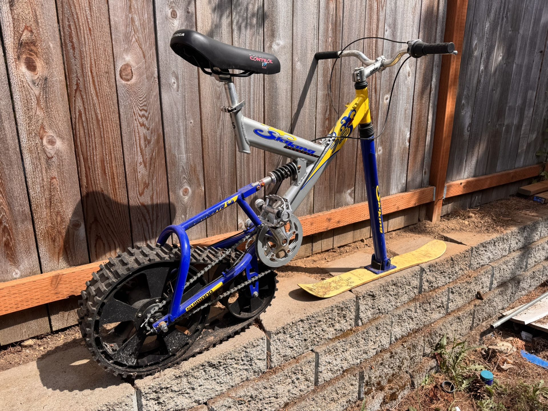 Snow Bike with Ski and Tread