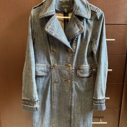 Ralph Lauren Denim Coat. Please read below.