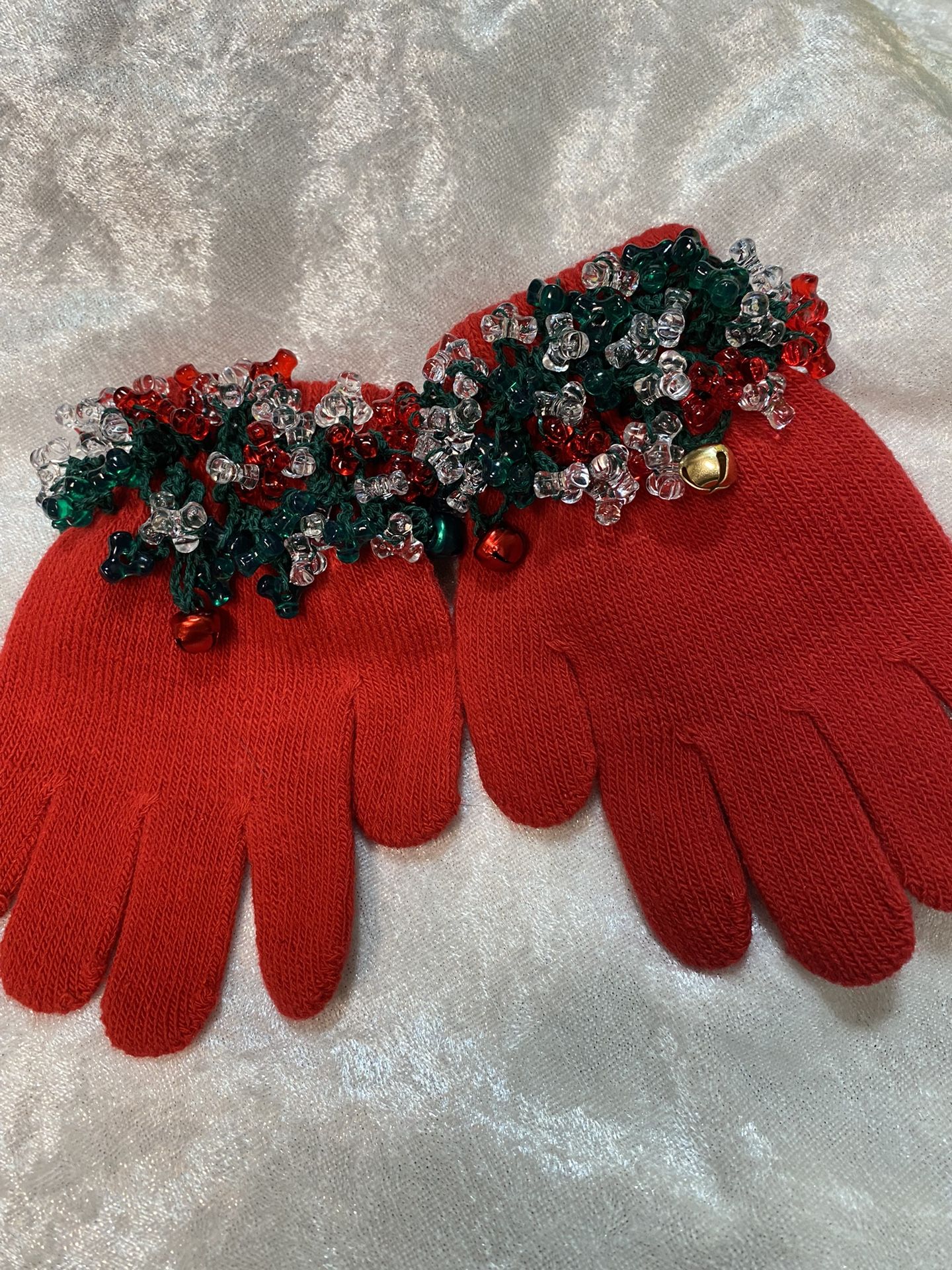 Girls Christmas Gloves