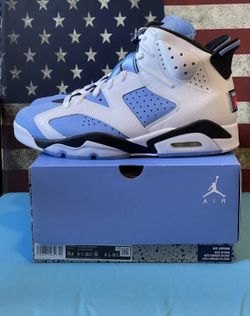 Jordan 6 Retro UNC White Size: US M 12 