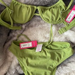NEW Green Bikini Size Small