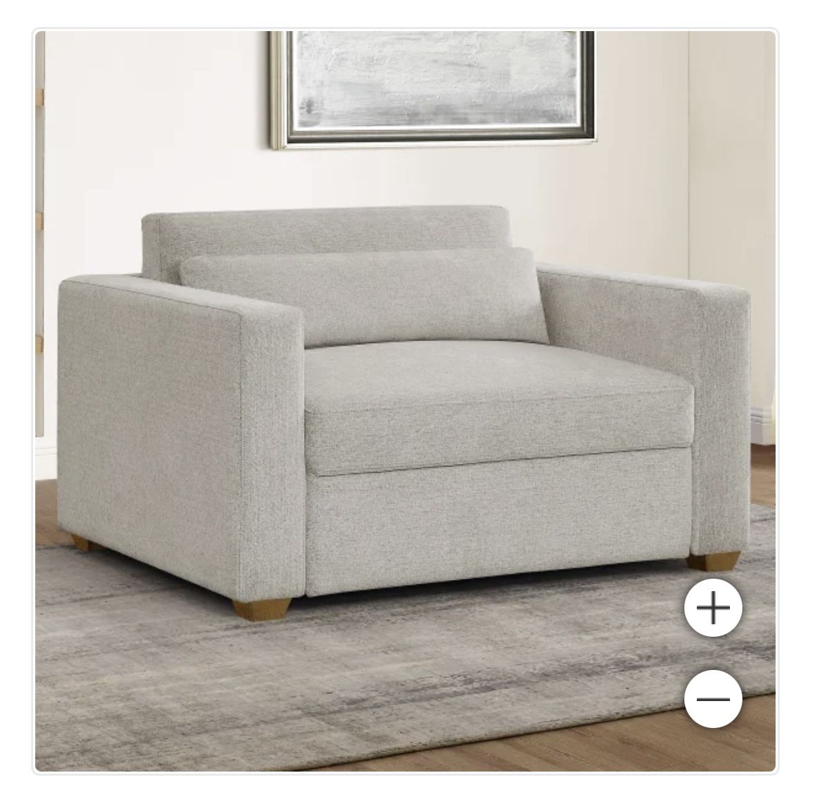 Thomasville Dillard Fabric Twin Size Convertible Sleeper Chair