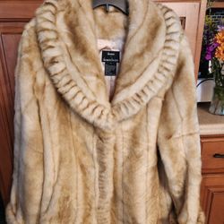 Designer Faux Fur Coat