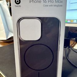 Beats iPhone 16 Pro Max Case - Glossy Grey Color