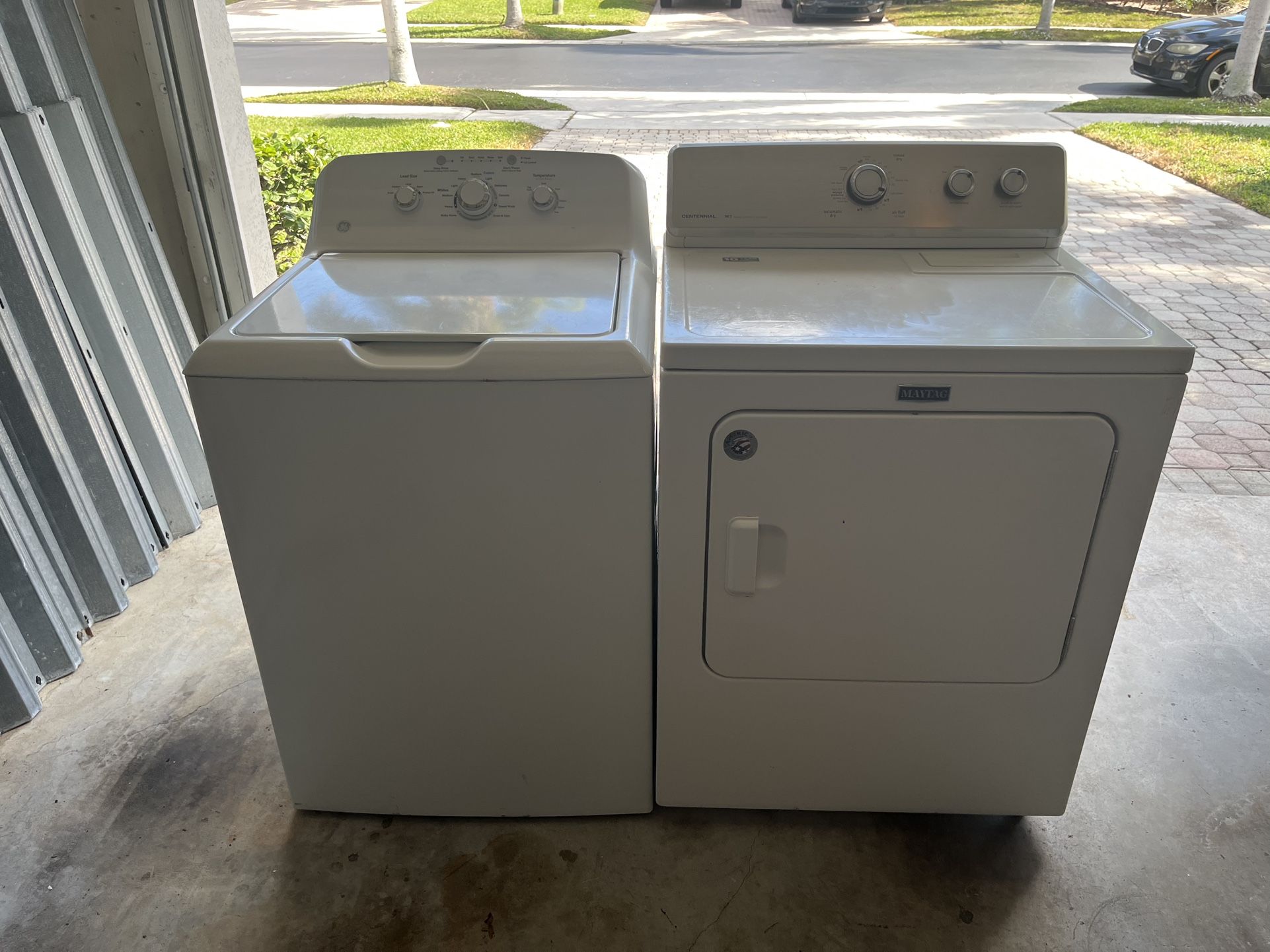 Washer And Dryer: GE Washer And Maytag Dryer Both Work Great