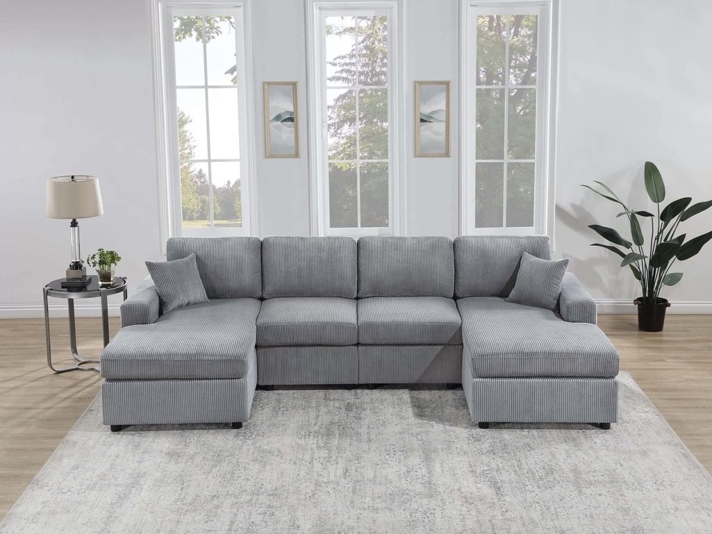 Corduroy Sectional Sofa