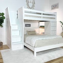 New Twin Over Full Bunkbed 