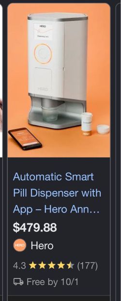 I have a hero medication dispenser machine for sale