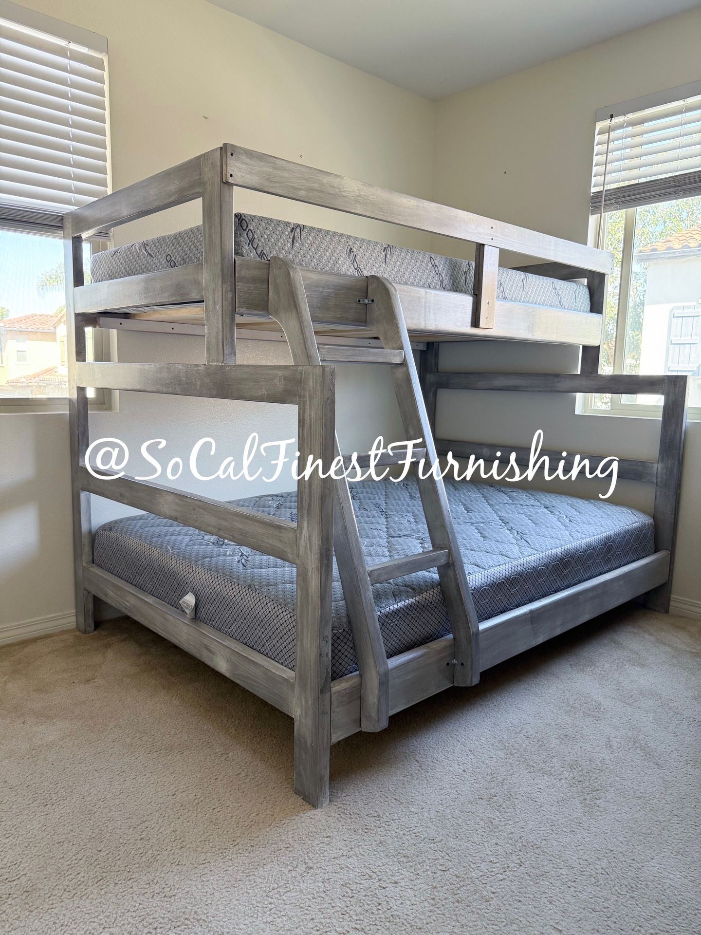 Twin Bunk Bed With Mattresses