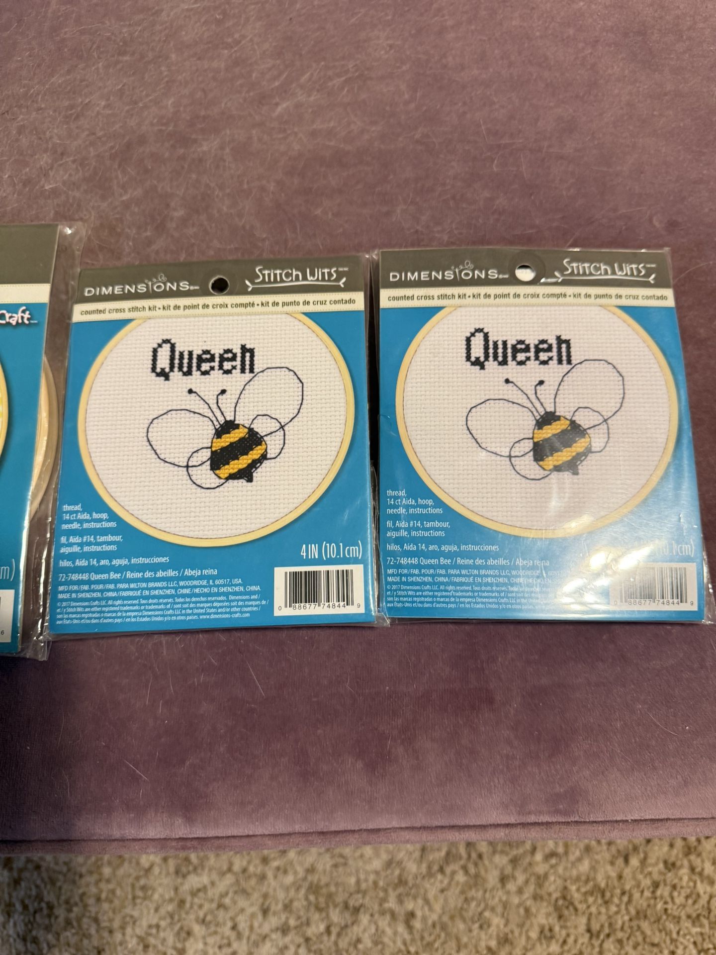 Queen Bee Crossstitch Kit