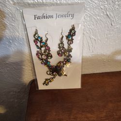 Necklace And Earrings 