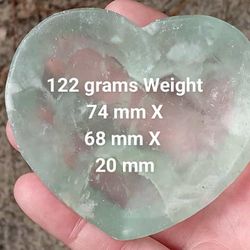 Green Fluorite Crystal 