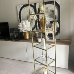 Shelf Gold glass