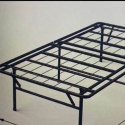 Foldable Twin Size Metal Bed Frame