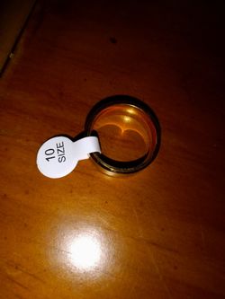 Gold plated Ring