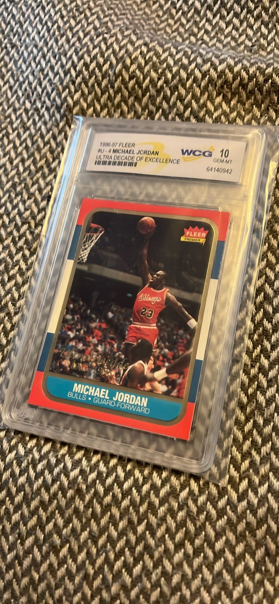 Michael Jordan 1996-97 GEM 10 Card 