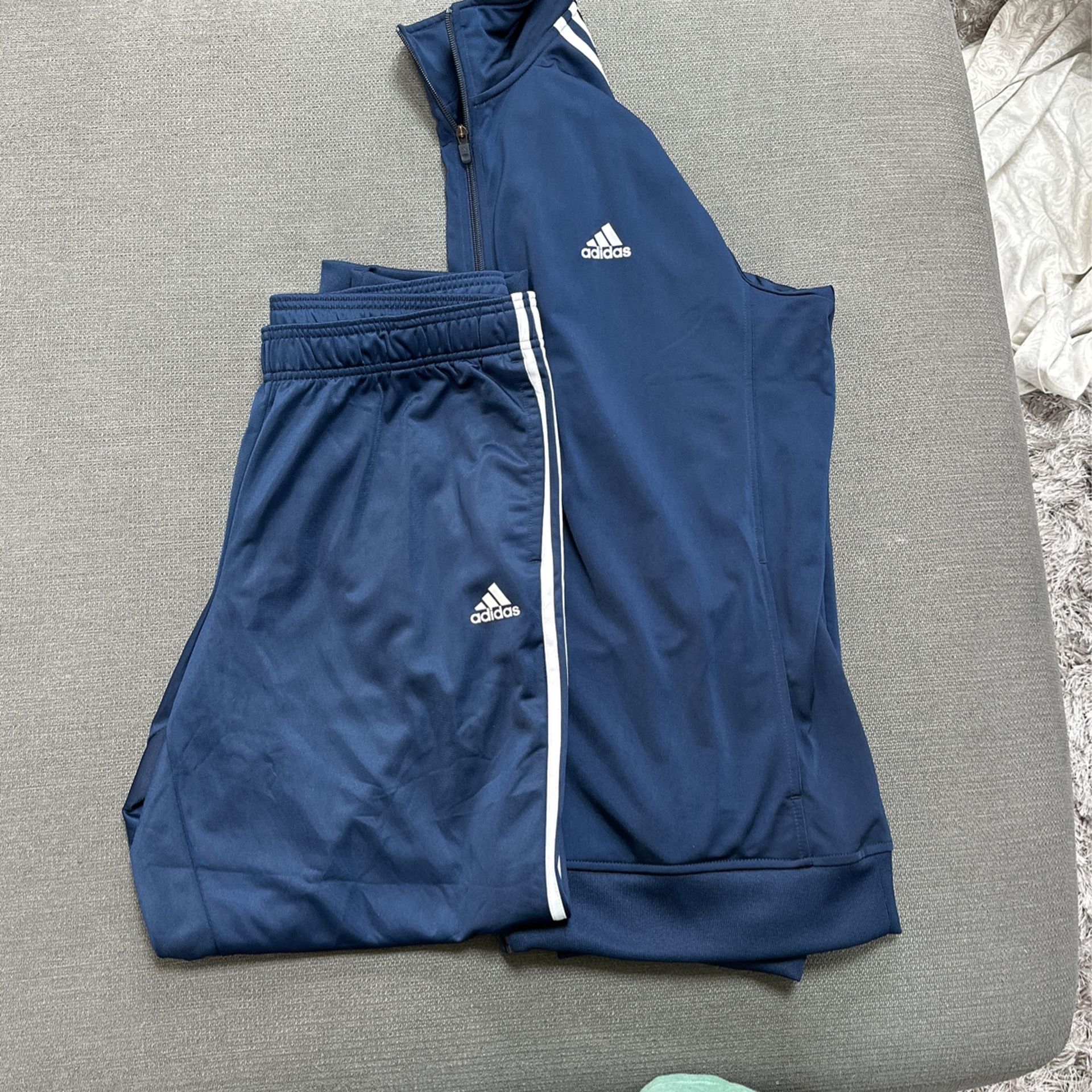 Blue Adidas Suit