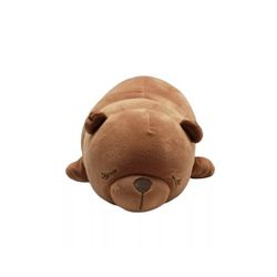 Miniso Bear Stuffed Animal Soft Squishable Plush Pillow 18" Sleepy Lying Bear 