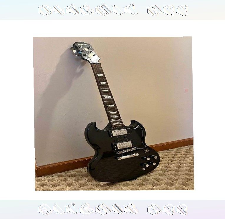 stock scene Electric Guitar Rock Out with Elite Sound Performance