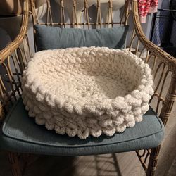 Handmade Crochet Pet Beds