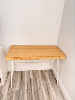IKEA Bamboo Desk — LILLÅSEN