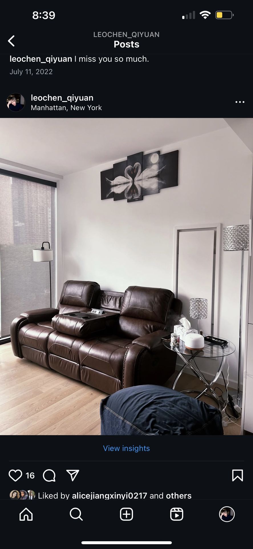 150 Dollars Negotiable Raymour Flanigan Zero Gravity Recliner Sofa For Sale