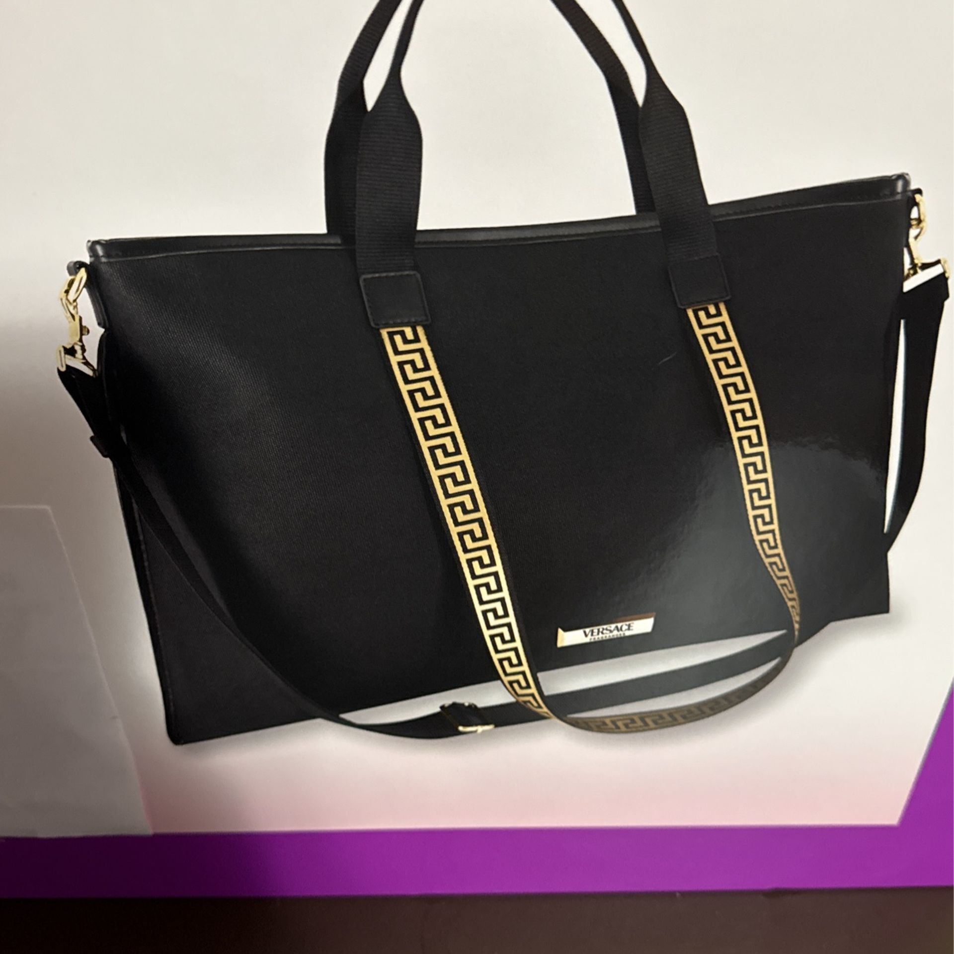 Versace Women’s Tote Bag from Macy’s came with the perfume