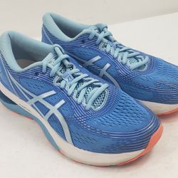 Asics Gel Nimbus 21 Blue Running Shoes Sneakers Women’s Size 8.5  W