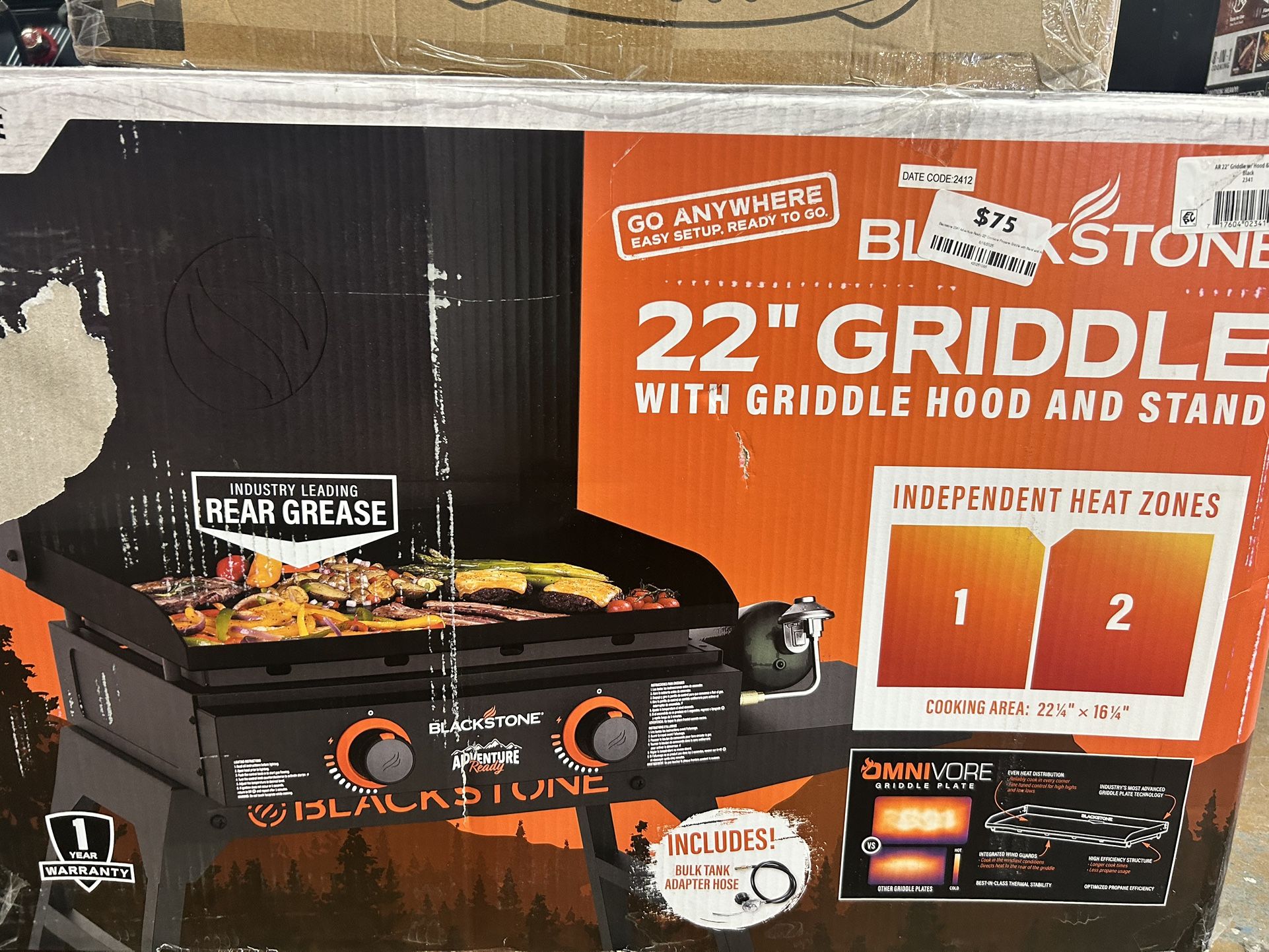 Blackstone 22” Griddle With Griddle Hood & Stand
