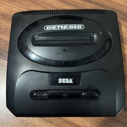 SEGA GENESIS model 2 (mk-1631) Console Only! New Capacitors!! No Cords!