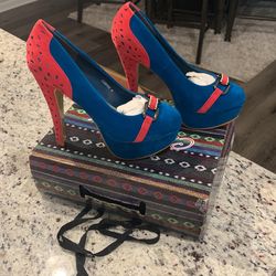 Royal Blue Heels