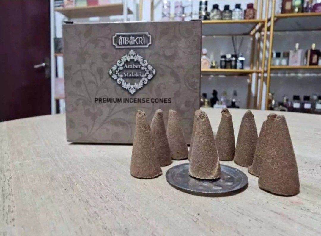 Premium Amber Malaki Incense Cones