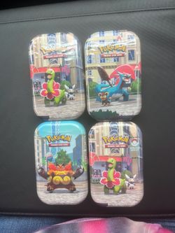 Pokemon mini tins