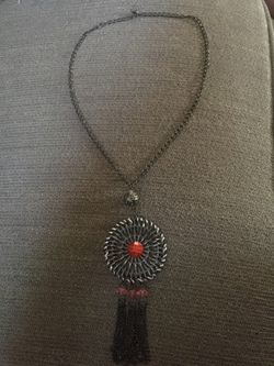 Dream catcher necklace