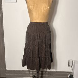 Silk Boho Vintage Skirt Small- Med 