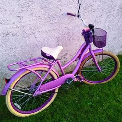 Women's huffy nel lusso 24" Beach cruiser bike bicicleta basket