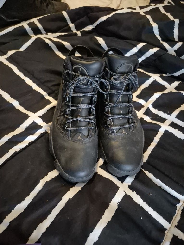 Air Jordan 6 Rings Winterized Black Sneaker Boots