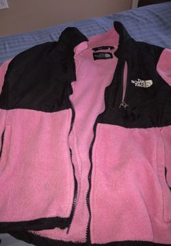 Pink north face jacket