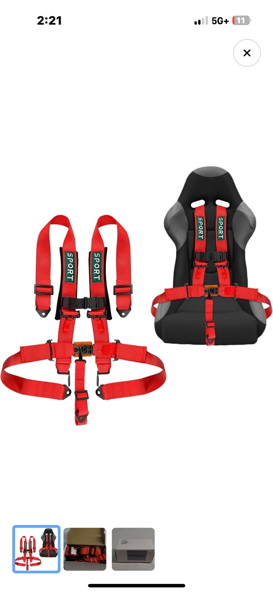 Racing Harness Seatbelt