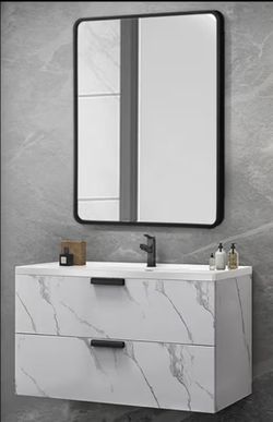 Black medicine cabinet