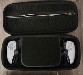 Sony PlayStation Portal with case and charging dock