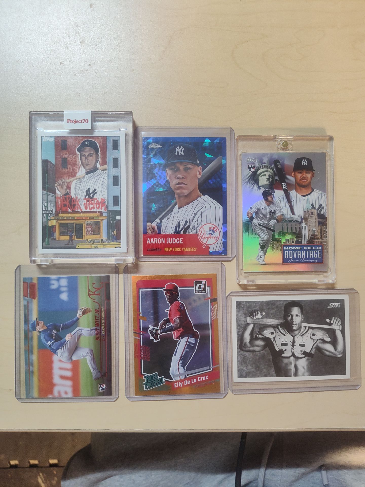 6 Card Baseball lot