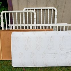 Baby Crib White 