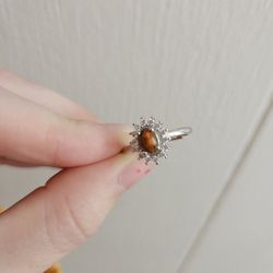 Fire Opal Ring 