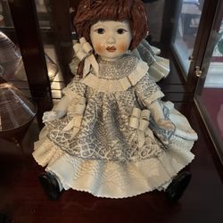 Fancy Porcelain Doll