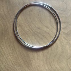 Silver Hoops 