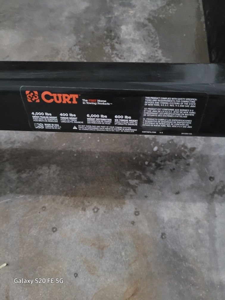 Curt Brand REAR Bumper Tow Hitch