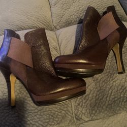 Nine West NWCREDABLE Plum Heels size 7W