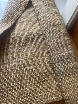 5x7 carpet Natural fiber siesel- like new