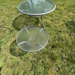 Glass Top Patio Tables
